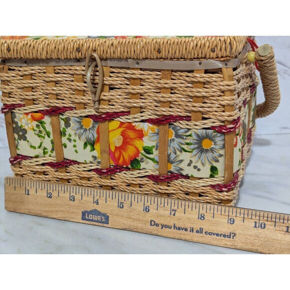 Vintage 60's Sewing Basket Booklet Denim Patches & 1lb. Vintage Buttons - Picture 10 of 12